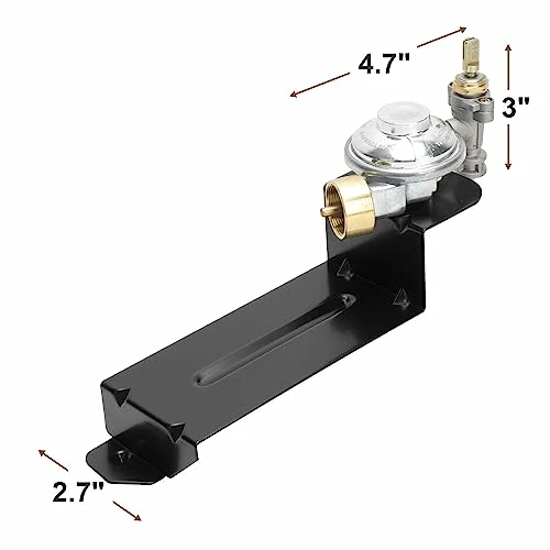 Outspark 64865 Gas Grill Valve Regulator For Weber Q2000 Q2200 Series Gas Grill,Grill Regulator Replacement Parts For Weber 566002 396002 54060001 566001 - Image 6