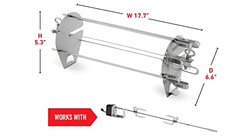Weber Crafted Rotisserie Skewers - Image 3