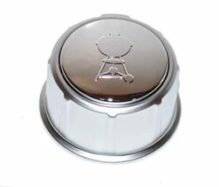 Weber 68846 1-15/16" Chrome Plated Side Burner Control Knob For Spirit 335 Model Years 2019+ With Up Front Controls.