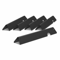 WEMEIKIT 66032 & 66795 Flavorizer Bars 17-Inch Replacement For Weber Genesis II E-310 E-315 S-335, Genesis II/LX 300 Series (2017 And Newer) Grill Parts, Porcelain Steel Flavor Bars, Pack Of 5