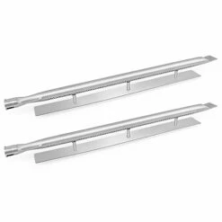 Clivimi 24”Grill Burners For Viking Grill 316-911, VGBQ030-2T, VGBQ300-2RT/E, VGBQ3002RE1, VGBQ412-2RT/E, VGBQ530-4RT/E, VGBQ5323RE, VGIQ300-2RT, Pipe Tubes BBQ Gas Grill Replacement Parts Kit