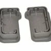 Weber 67064 Set Of 2 Gray, Plastic Replacement Leg Inserts Spirit II 210/310 Series (2017 And Newer).
