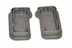 Weber 67064 Set Of 2 Gray, Plastic Replacement Leg Inserts Spirit II 210/310 Series (2017 And Newer).