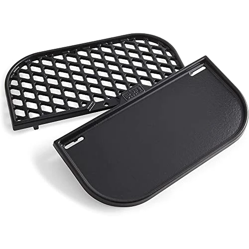 Weber 8860 Cast Iron Grill And Griddle Station - Gourmet BBQ Sysyem Bundle With Cuisinart 3D City Collection Rome Cutting Board + Grill Cover Barbecue Waterproof Outdoor Protection - Image 7