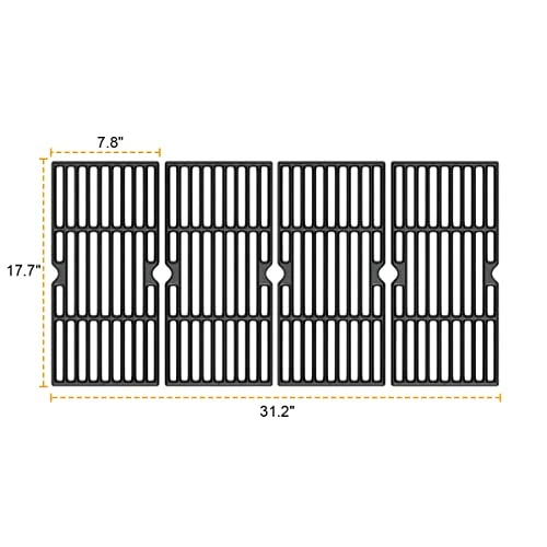 SafBbcue Replacement Parts Kit For Dyna-Glo DGE486BNP, Master Forge 2518-3 Brinkmann 810-9590-S Grill Grates - Image 6
