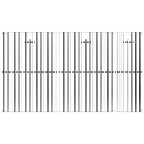Hisencn Cooking Grates For Nexgrill 720-0882A Evolution Infrared Plus 5-Burner, Stainless Steel Solid Rod Grill Cooking Grids Replacement Parts, 3 Pack