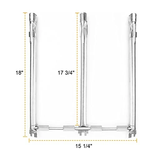 SafBbcue 7636 69787 Replacement For Weber Spirit 300 Flavorizer Bars Weber Spirit E310 Burner Tubes Cover Weber Spirit E310 E320 E330 SP320 SP310 Grill Parts 46510001 47510001 - Image 3