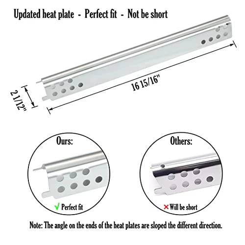 YIHAM KZ924 Grill Replacement Parts For Charbroil Performance 5 Burner 463347518 463347519 463275517 463243518 463243519, 6 Burner 463373019 463244819 Heat Shield+Burner Tube+Carry Over+Igniter Wire - Image 6