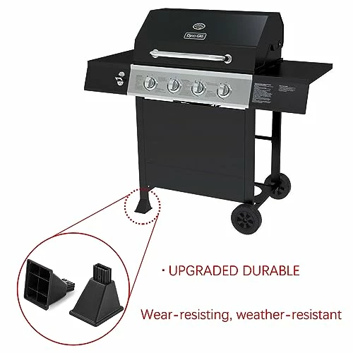 70-01-275 DGF493BNP Leg End Cap Grill Replacement Parts For Dyna Glo Grill Parts DGH474CRP DGH450CRP DGF493PNP-D DGF493PNP DGB463CNP DGB495SDP-D DGB495SDP DGB493SPB DGB495ADP Dyna-Glo Leg Shoes 2Pcs - Image 8