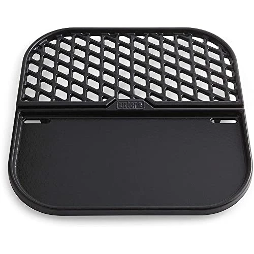 Weber 8860 Cast Iron Grill And Griddle Station - Gourmet BBQ Sysyem Bundle With Cuisinart 3D City Collection Rome Cutting Board + Grill Cover Barbecue Waterproof Outdoor Protection - Image 9