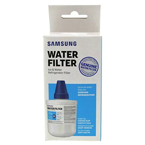 SAMSUNG Genuine Filter For Refrigerator Water And Ice, Carbon Block Filtration For Clean, Clear Drinking Water, 6-Month Life, DA29-00003G, 1 Pack - Image 6