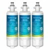 Waterdrop ADQ36006101 Replacement For LG® LT700P® Refrigerator Water Filter, Kenmore® 9690, 469690, ADQ36006102, LFXS30766S, LFXS24623S, FML-3, RFC1200A, RWF1200A, WSL-3, 3 Filters, Package May Vary
