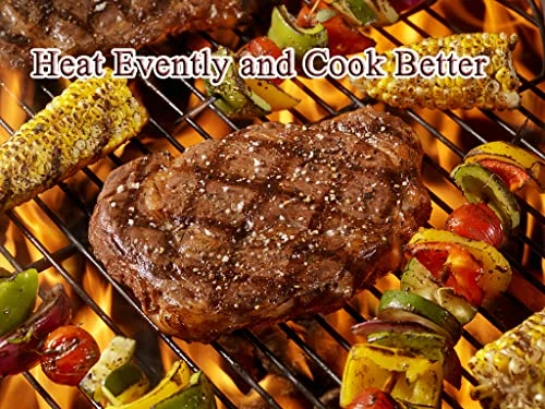 QuliMetal 66095 9 MM 304 Stainless Steel Cooking Grates (18.75" X 13.25") For Weber Genesis II And Genesis II LX 300 Series Gas Grills, Pack Of 2… - Image 2