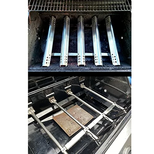 YIHAM KZ924 Grill Replacement Parts For Charbroil Performance 5 Burner 463347518 463347519 463275517 463243518 463243519, 6 Burner 463373019 463244819 Heat Shield+Burner Tube+Carry Over+Igniter Wire - Image 7