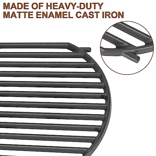Outspark 64830 Grill Grate For Weber Gourmet BBQ System Sear Grate,Cast Iron Cooking Grid For Spirit/Spirit II 200/300 SER,Weber Genesis II E-310,II LX S-440,Cast Iron Gourmet BBQ System Accessory - Image 5