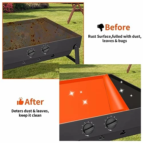 Silicone Griddle Mat For Blackstone 36 Inch Griddle, Heavy Duty Food Grade Griddle Buddy Mat, Blackstone Cover Mat For Griddle, Outdoor Blackstone Griddle Must-Have Accessories, Protect Your Griddle - Image 4