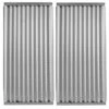 BBQ Future 18 7/16" Stamped Stainless Steel Emitter Grill Grate Replacement Part For Charbroil Commercial Tru-Infrared Gas Grills 463257110 463270912 463246909 463270612 463270610 And More, 2-Pack