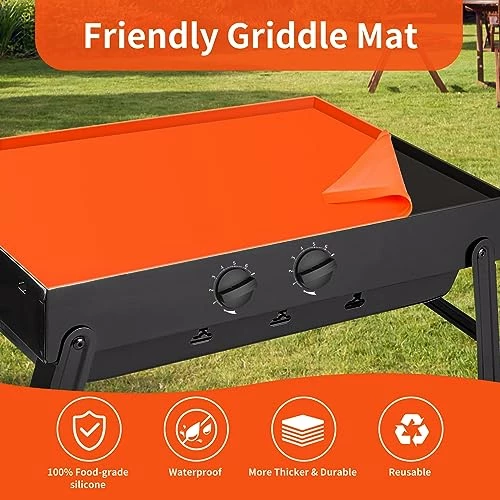 Silicone Griddle Mat For Blackstone 36 Inch Griddle, Heavy Duty Food Grade Griddle Buddy Mat, Blackstone Cover Mat For Griddle, Outdoor Blackstone Griddle Must-Have Accessories, Protect Your Griddle - Image 6
