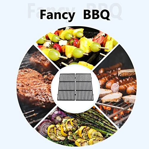 GasSaf 17.5" Grill Grates Replacement For Weber 7638, Spirit 300, Spirit E/S 310, E/S 320, E/S 330, Spirit 700, Genesis 1000-3500, Genesis Gold Silver Platinum B/C, Weber 900, Replaces For 7639 65906 - Image 3