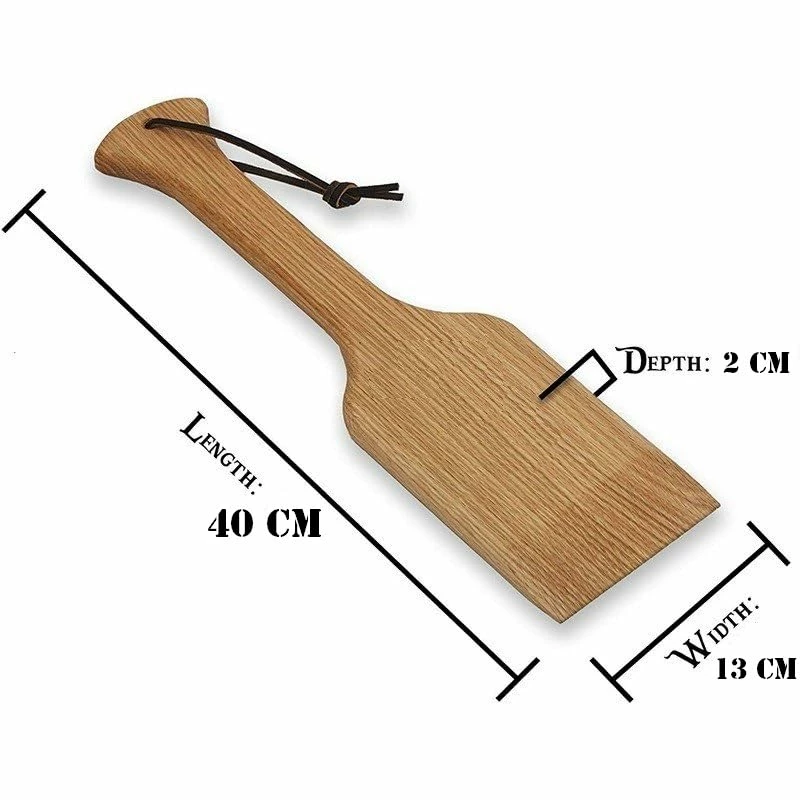 Wooden BBQ Grill Brush Scraper- Wood Grill Scraper, Natural Wood - Image 3