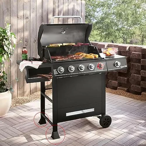 70-01-275 DGF493BNP Leg End Cap Grill Replacement Parts For Dyna Glo Grill Parts DGH474CRP DGH450CRP DGF493PNP-D DGF493PNP DGB463CNP DGB495SDP-D DGB495SDP DGB493SPB DGB495ADP Dyna-Glo Leg Shoes 2Pcs - Image 3