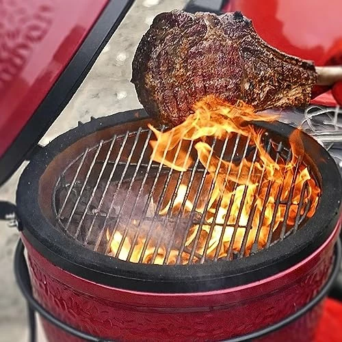 Stainless Steel Cooking Grate For Small And MiniMax Big Green Egg Accessories 13 Inches Cooking Grid Grate Replacement For Most 13-In Barbecue Ceramic Grill And Smoker,Work Grate On Kamado Joe Jr - Image 3