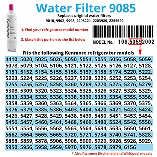 Kenmore CECOMINOD046967 469085 Replacement Refrigerator Water Filter - 9085 , White - Image 4