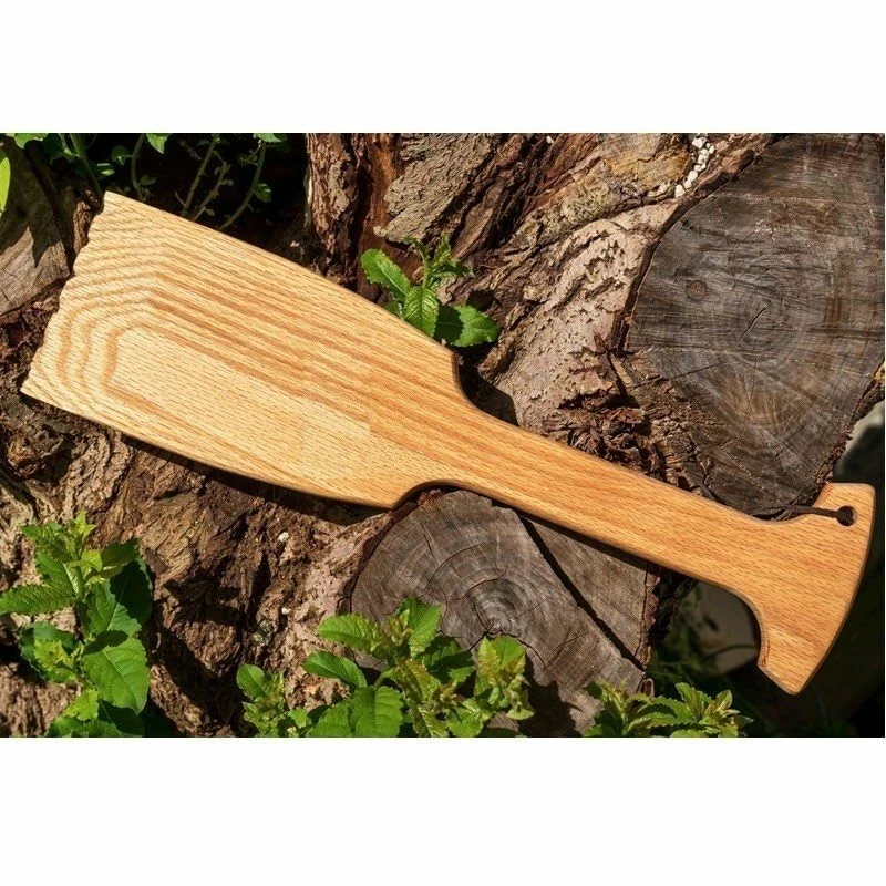 Wooden BBQ Grill Brush Scraper- Wood Grill Scraper, Natural Wood - Image 5